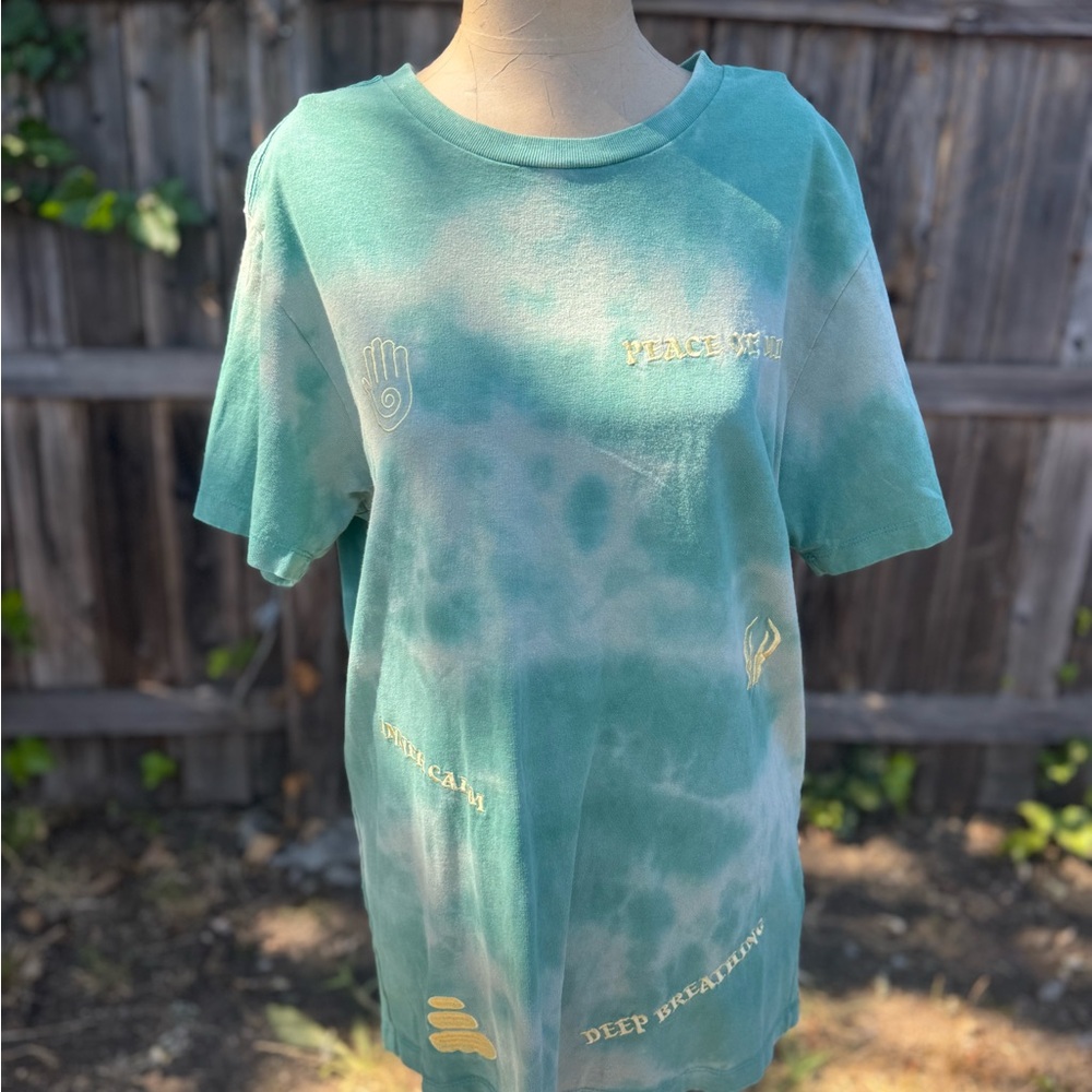 PAC SUN Green Tie-Dye Kids Shirt